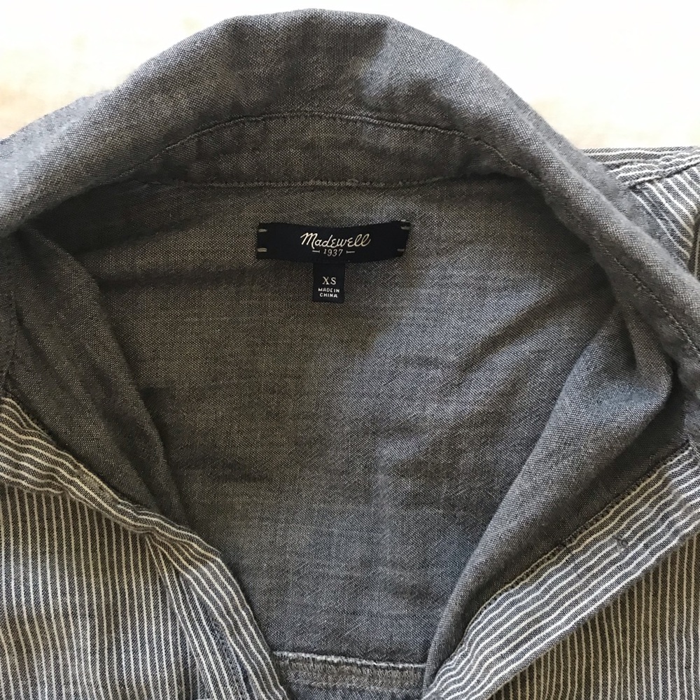 Madewell Gray Courier Shirt